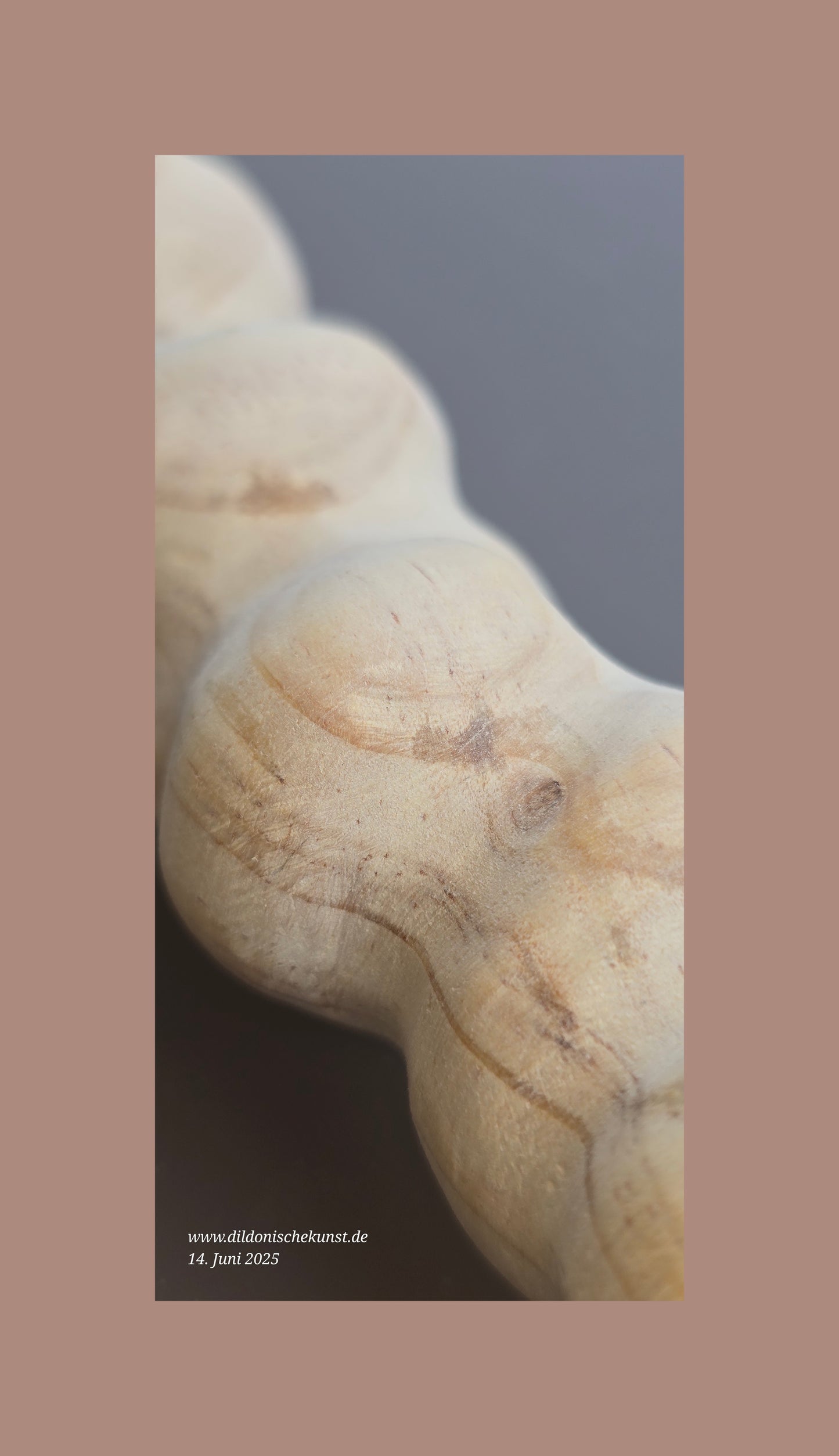 Die Love Spirale,  Holzskulptur, edelste Holzkunst, Unikat