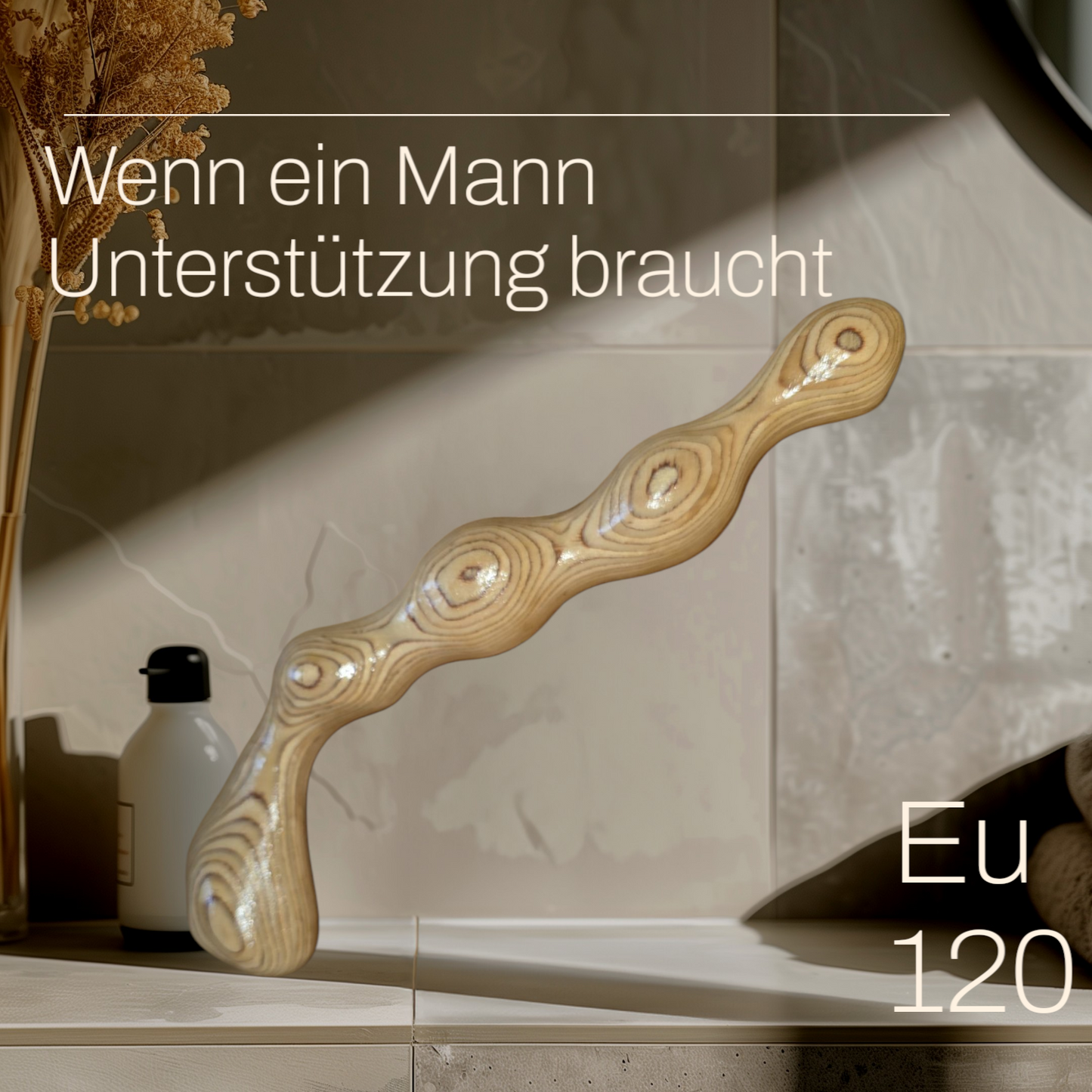 Der Adjutant , Ein  Doppel-Dildo der etwas beeinträchtigten Personen etwas Hilfe geben soll