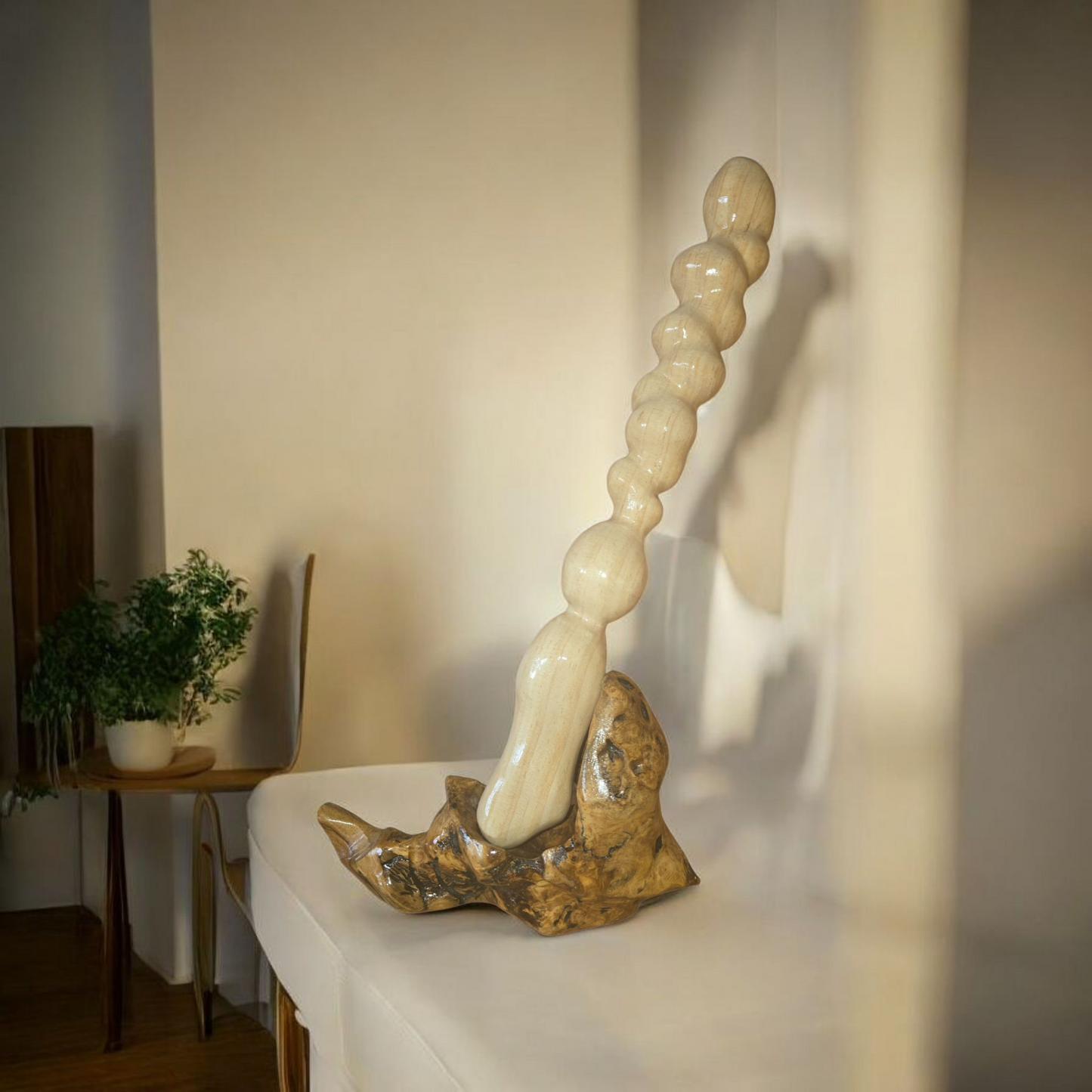 Die Love Spirale,  Holzskulptur, edelste Holzkunst, Unikat